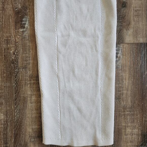 Retrofete Silver Metallic Dress Cut Out Open Back Sleeveless Size XS - Picture 4 of 10